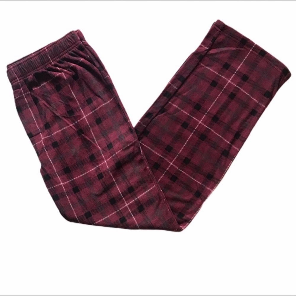 Croft & Barrow Pajama Pant Red Black Medium